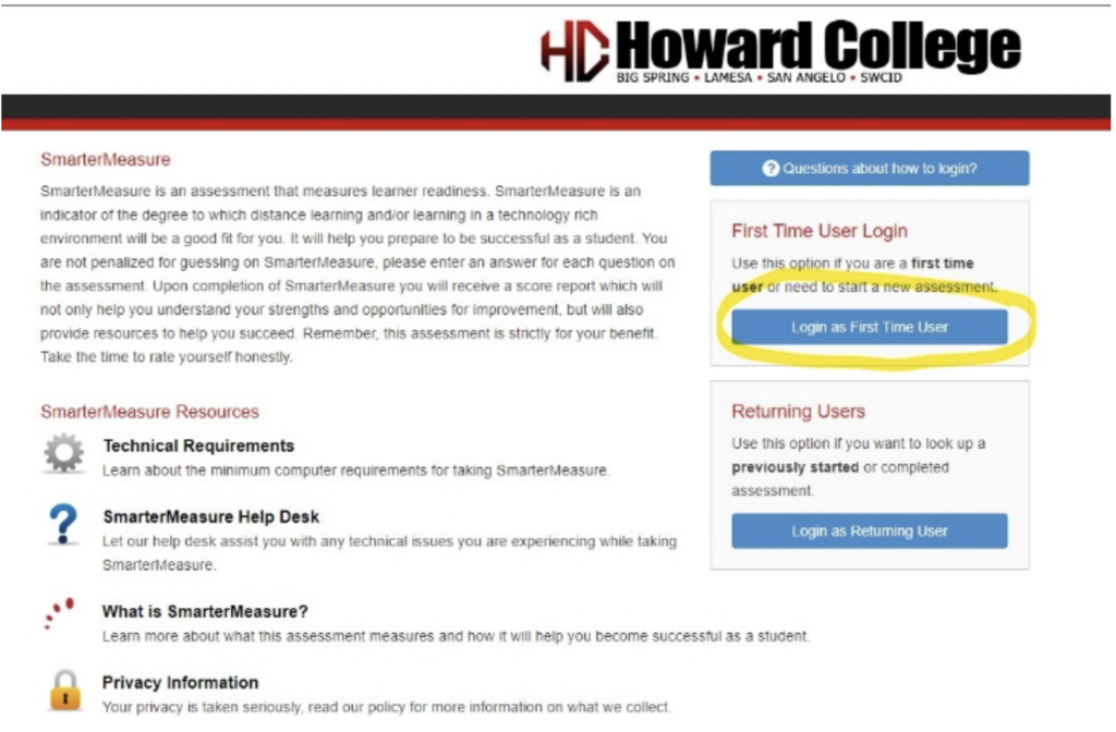 Blackboard on sale howard college